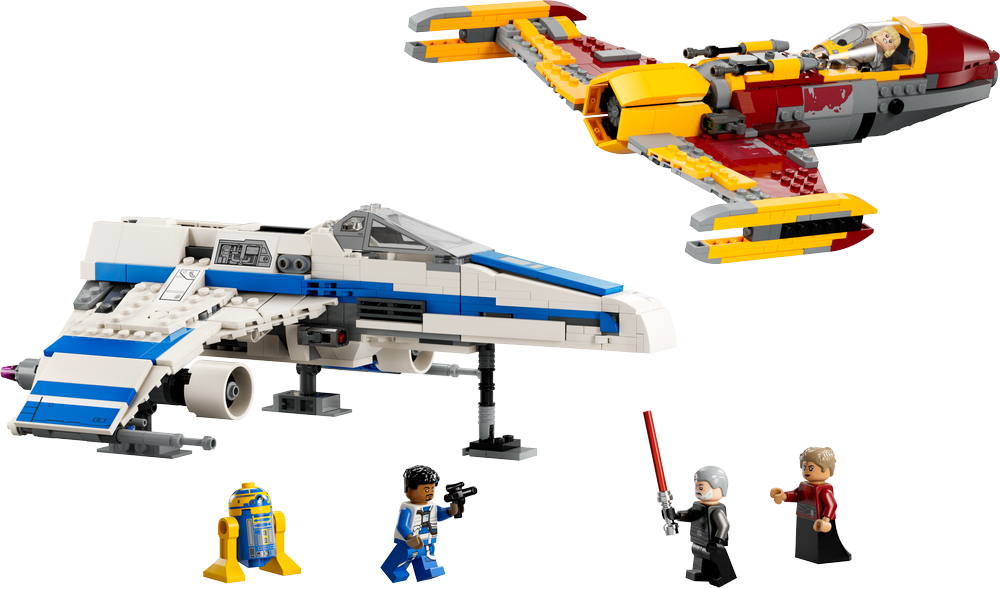 LEGO STAR WARS E-WING™ DELLA NUOVA REPUBBLICA VS. STARFIGHTER™ DI SHIN HATI 75364