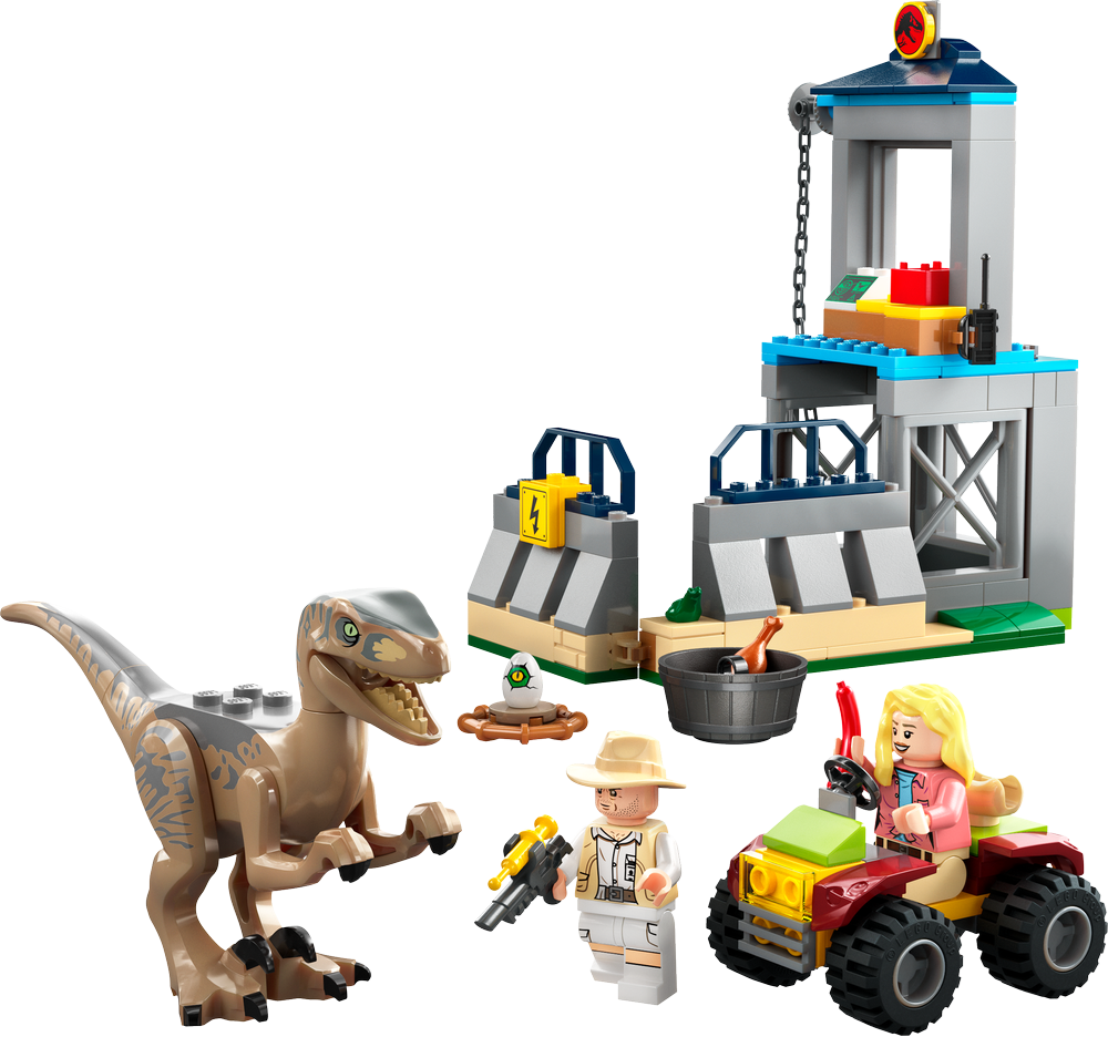 LEGO JURASSIC WORLD LA FUGA DEL VELOCIRAPTOR 76957