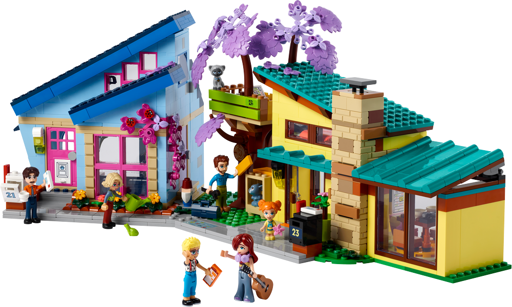 LEGO FRIENDS LE CASE DI OLLY E PAISLEY 42620