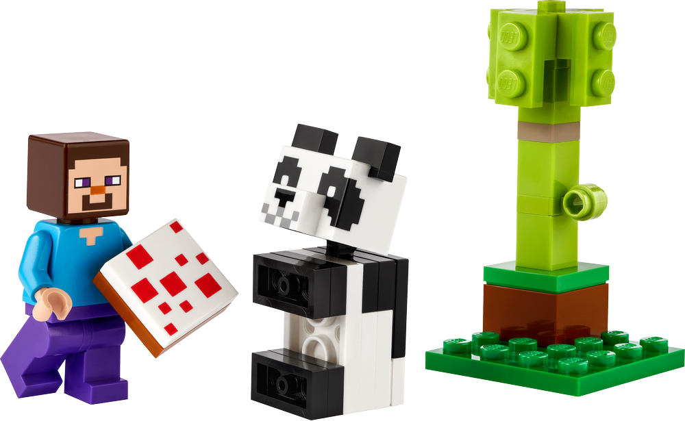 LEGO MINECRAFT STEVE E BABY PANDA 30672