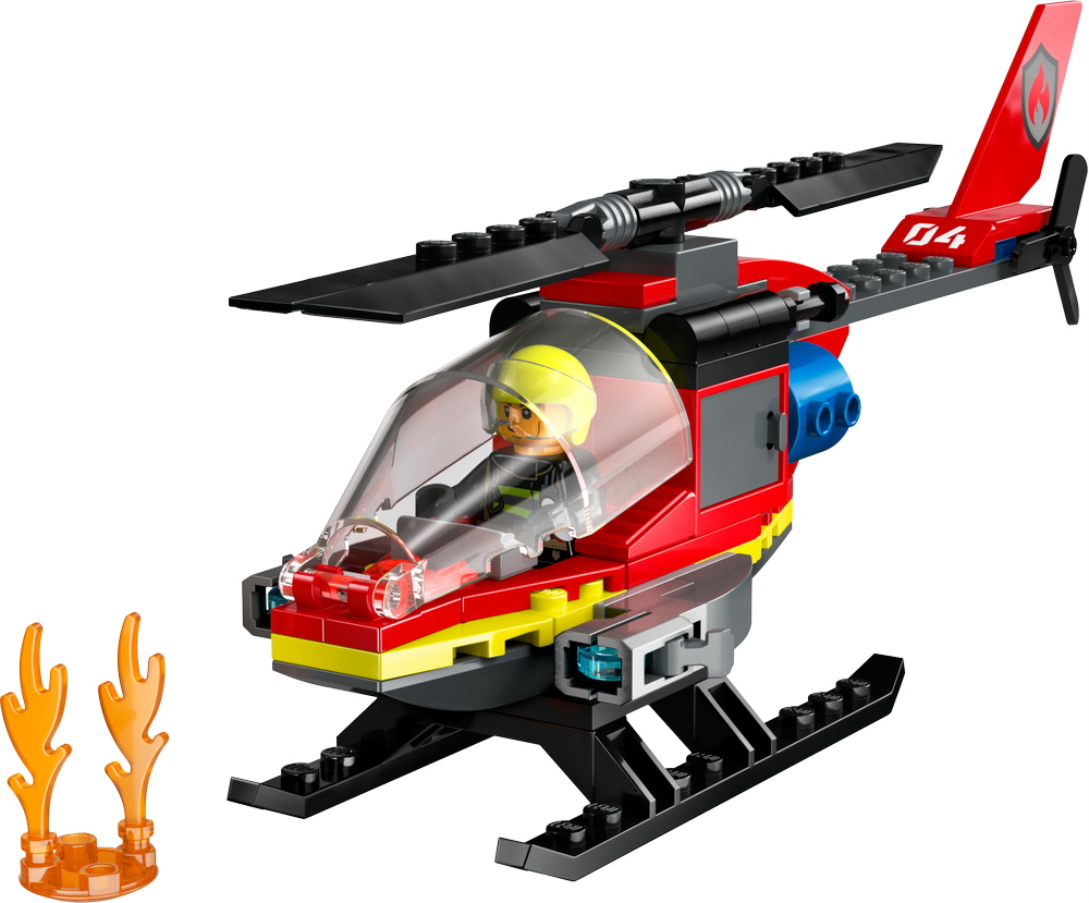 LEGO CITY ELICOTTERO DEI POMPIERI 60411