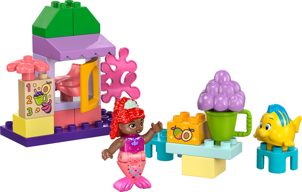 LEGO DUPLO DISNEY IL CHIOSCO DEL CAFFÈ DI ARIEL E FLOUNDER 10420