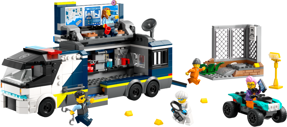 LEGO CITY CAMION LABORATORIO MOBILE DELLA POLIZIA 60418