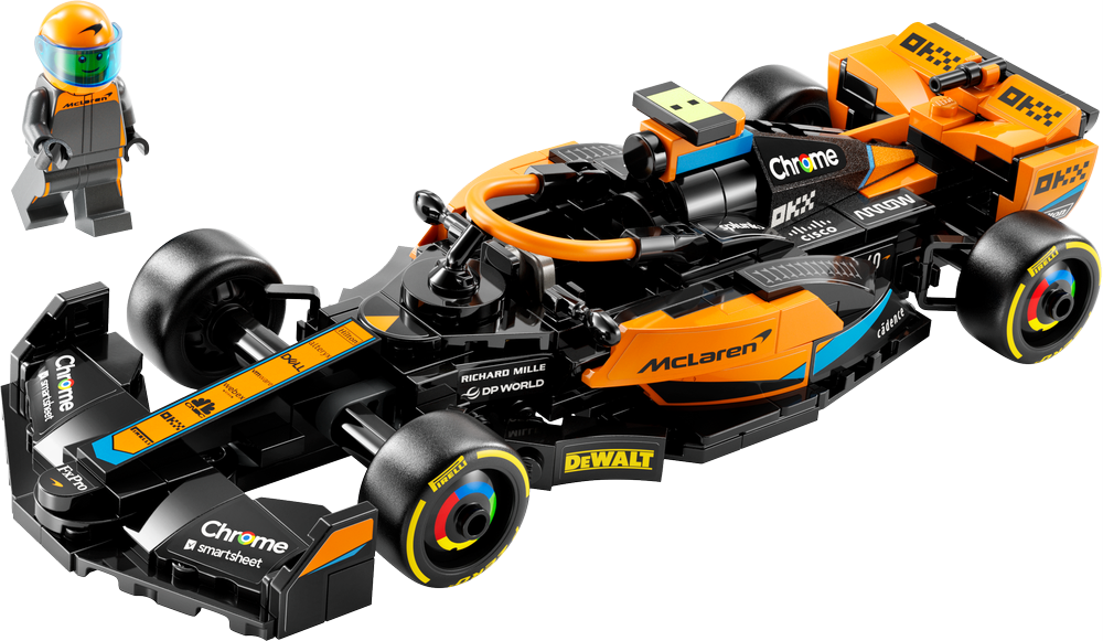 LEGO SPEED CHAMPIONS MONOPOSTO DA CORSA MCLAREN FORMULA 1 2023 76919