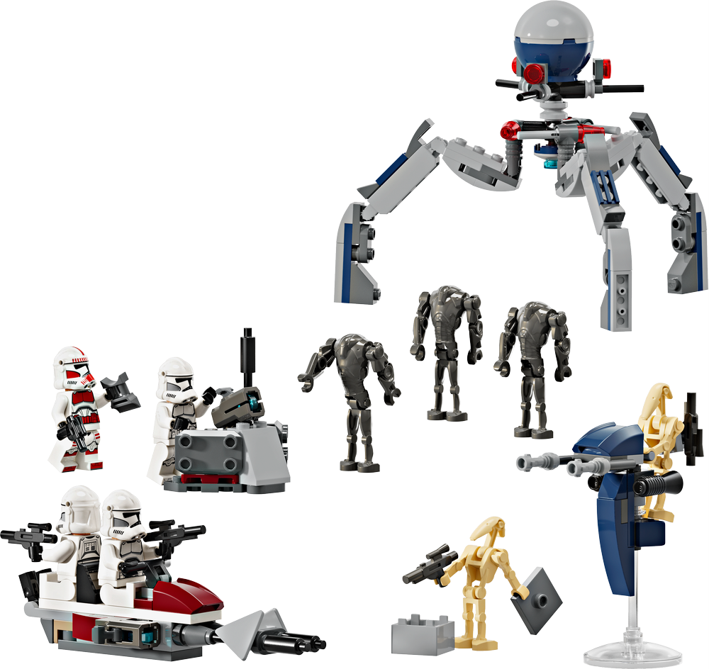 LEGO STAR WARS BATTLE PACK CLONE TROOPER™ E BATTLE DROID™ 75372