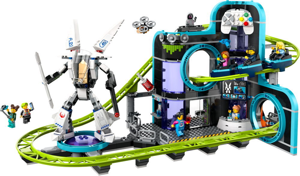 LEGO CITY MONTAGNE RUSSE DI ROBOT WORLD 60421