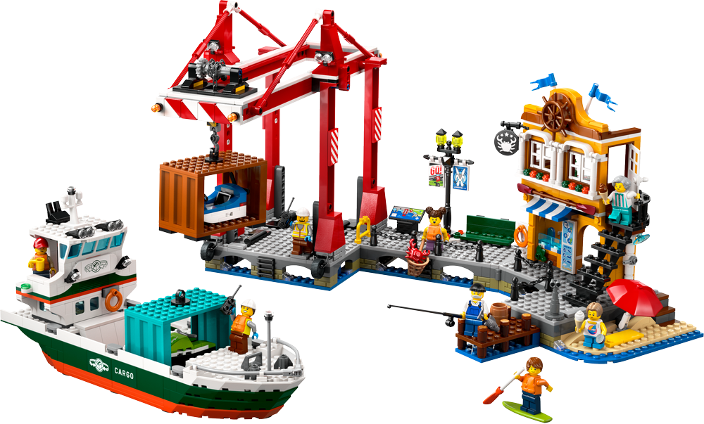 LEGO CITY PORTO E NAVE MERCI 60422