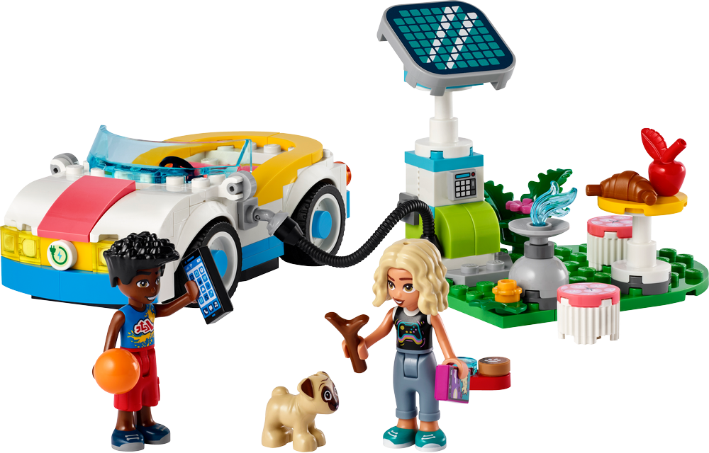 LEGO FRIENDS AUTO ELETTRICA E CARICABATTERIE 42609