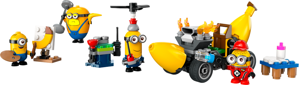 LEGO DESPICABLE ME I MINIONS E L’AUTO BANANA 75580