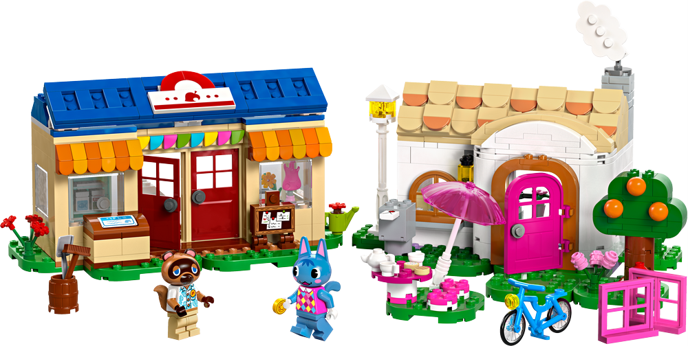 LEGO ANIMAL CROSSING BOTTEGA DI NOOK E CASA DI GRINFIA 77050