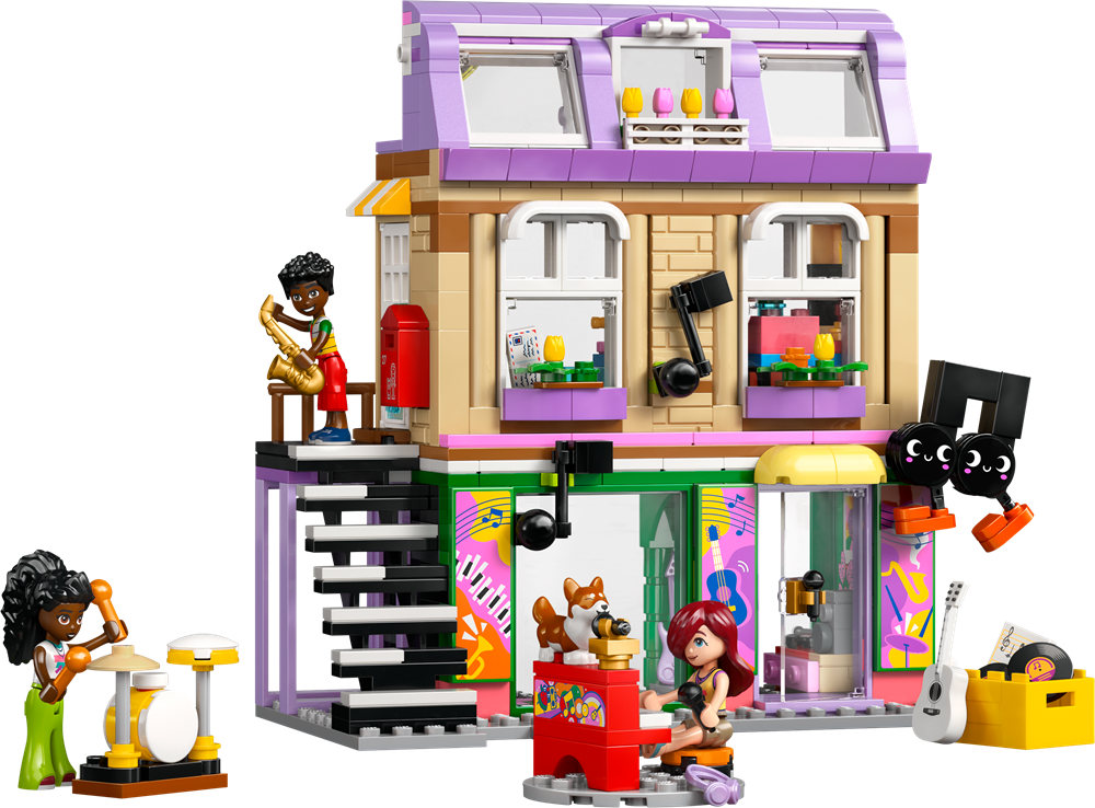 LEGO LEGO FRIENDS NEGOZIO DI MUSICA E APPARTAMENTO 42653