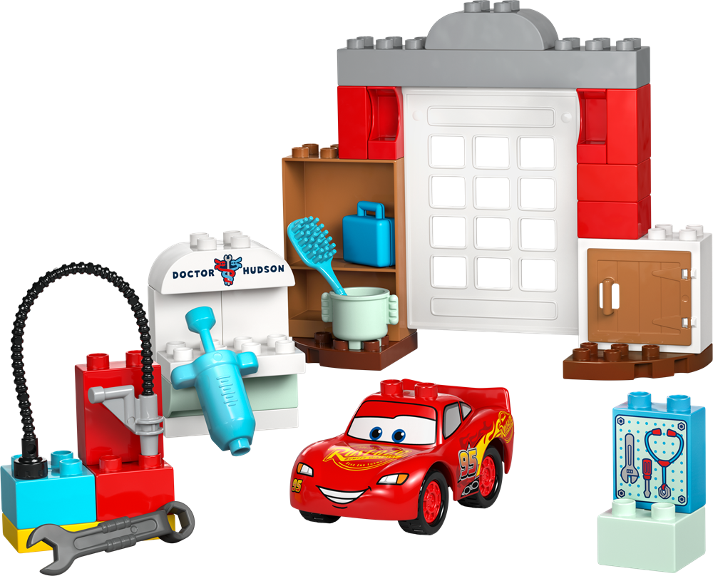 LEGO DUPLO® DISNEY LA VISITA DI MCQUEEN ALL’OFFICINA DI DOC 10456