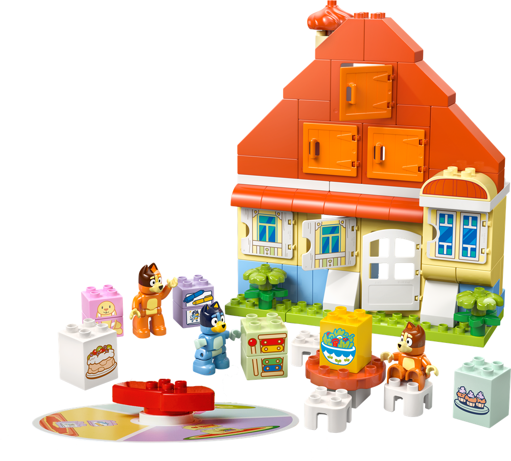 LEGO DUPLO BLUEY CASA DELLA FAMIGLIA DI BLUEY CON GIOCO DI MEMORIA 10459