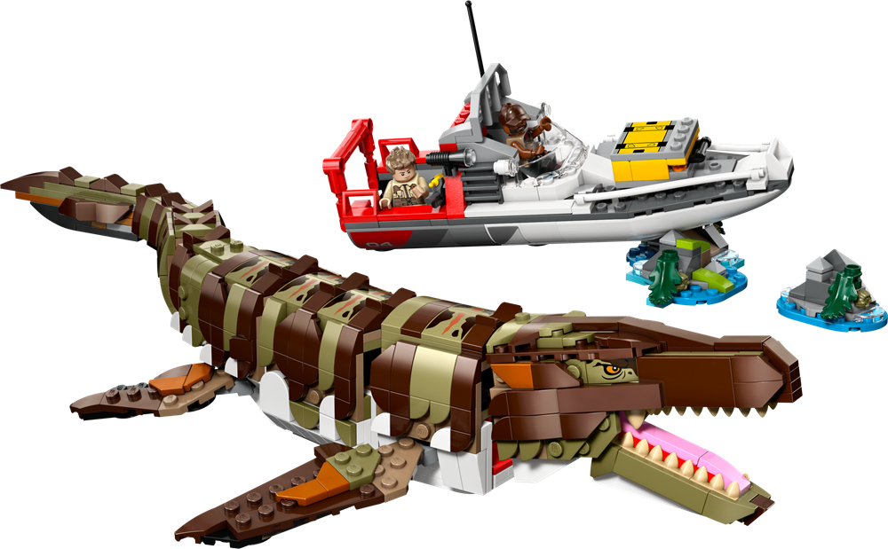 LEGO JURASSIC WORLD L’ATTACCO DEL MOSASAURO IN MATTONCINI 76974