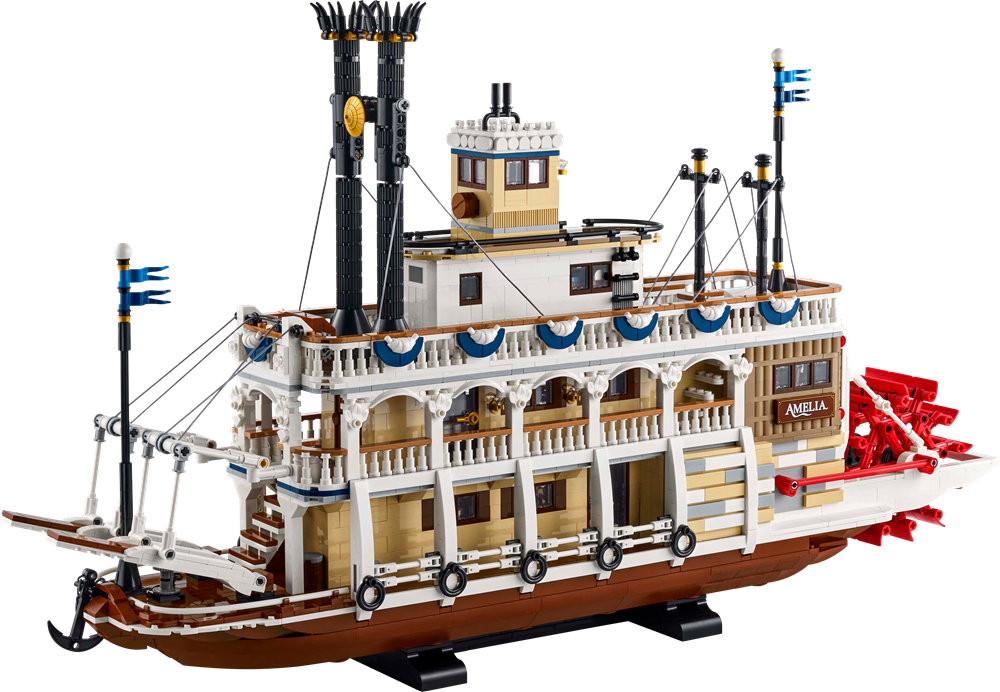 LEGO LEGO IDEAS BATTELLO A VAPORE FLUVIALE 21356