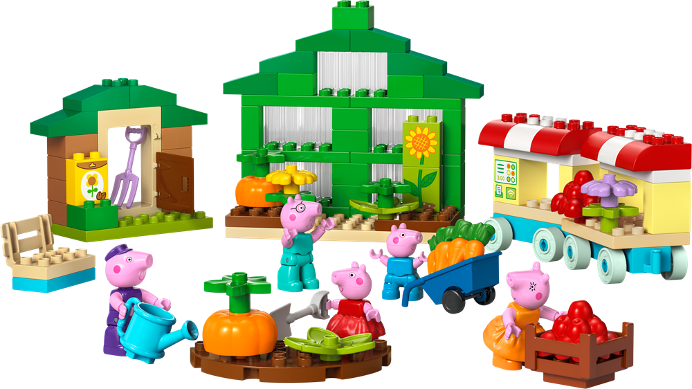 LEGO DUPLO PEPPA PIG IL GIARDINO E LA SERRA DI NONNO PIG 10461