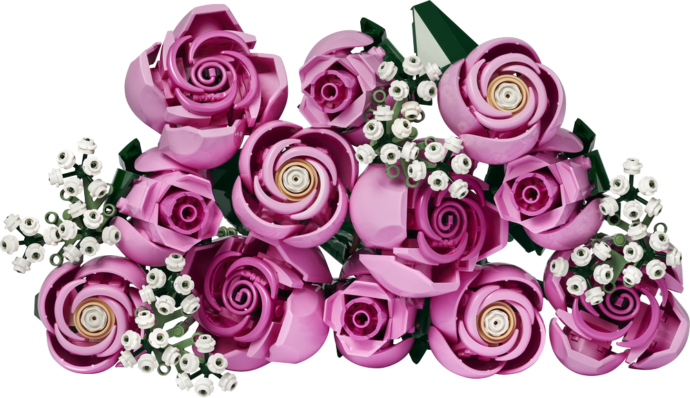 LEGO BOTANICALS BOUQUET DI ROSE ROSA 10374