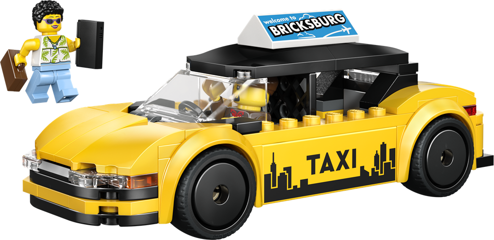 LEGO LEGO CITY TAXI GIALLO 60487