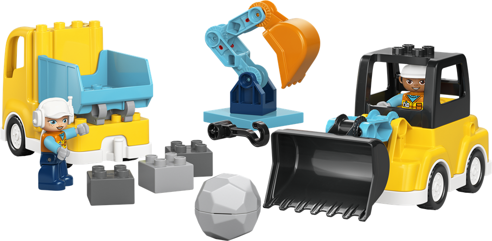 LEGO DUPLO TOWN VEICOLI DA CANTIERE 3 IN 1 10475