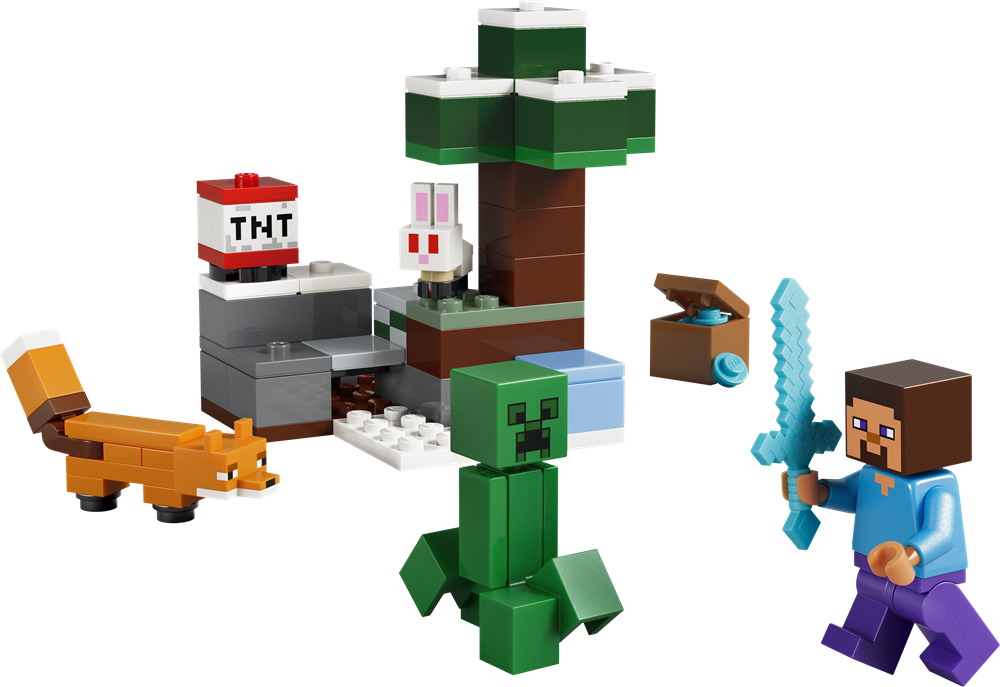 LEGO MINECRAFT AVVENTURA DI STEVE NELLA TAIGA 21583