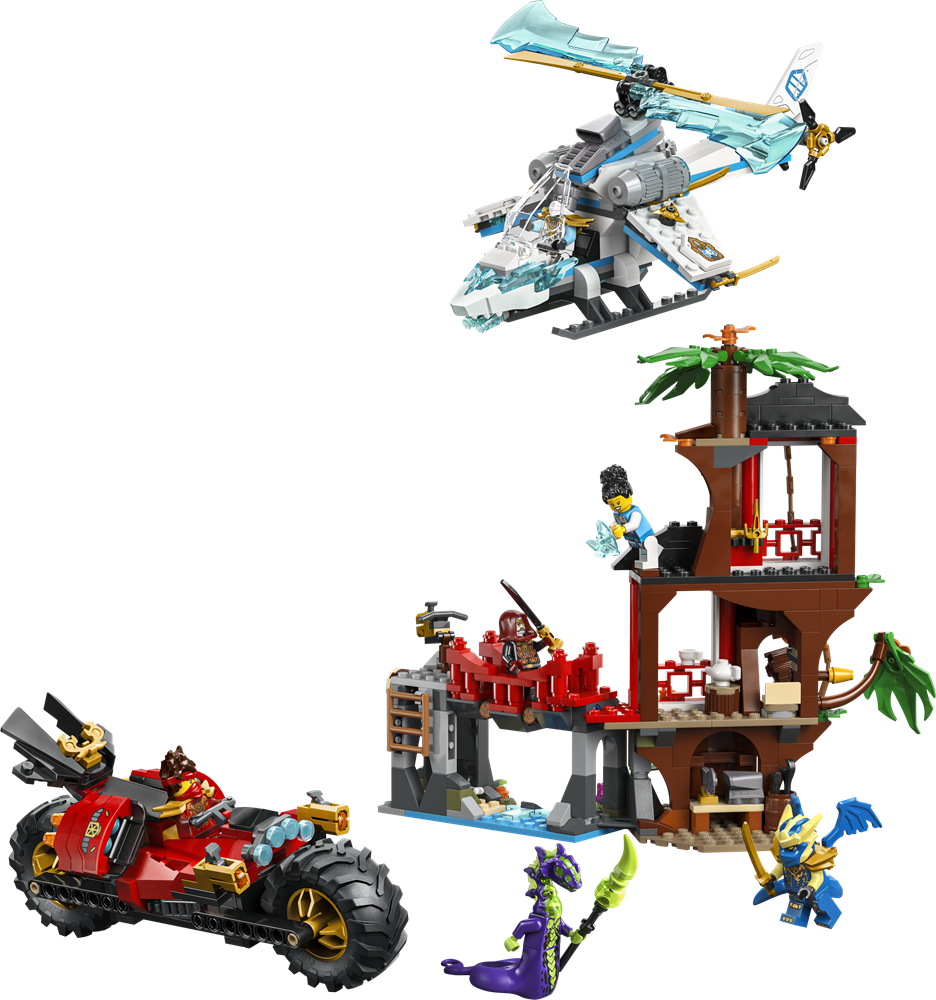 LEGO NINJAGO BATTAGLIA ALLA CASA SULL’ALBERO CON VEICOLO NINJA 71857