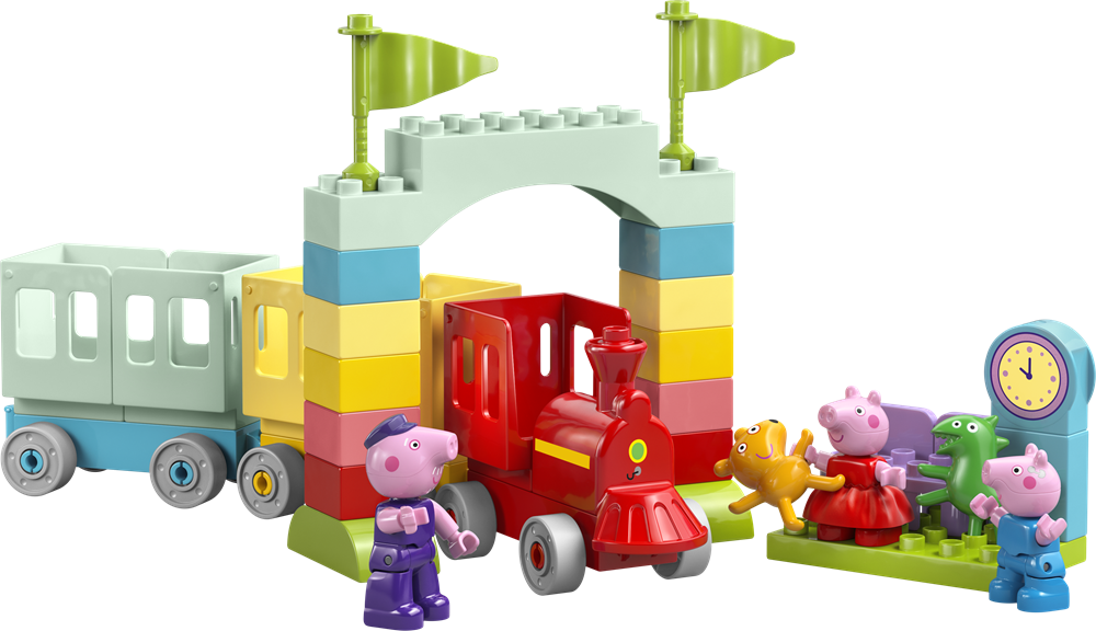LEGO DUPLO PEPPA PIG GIRO IN TRENO CON NONNO PIG 10466