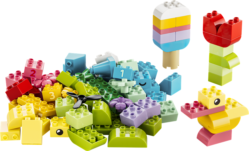 LEGO DUPLO CLASSIC SCATOLA CREATIVA COLORATA 10479