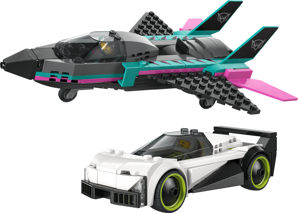 LEGO LEGO CITY JET CONTRO AUTO SPORTIVA 60489