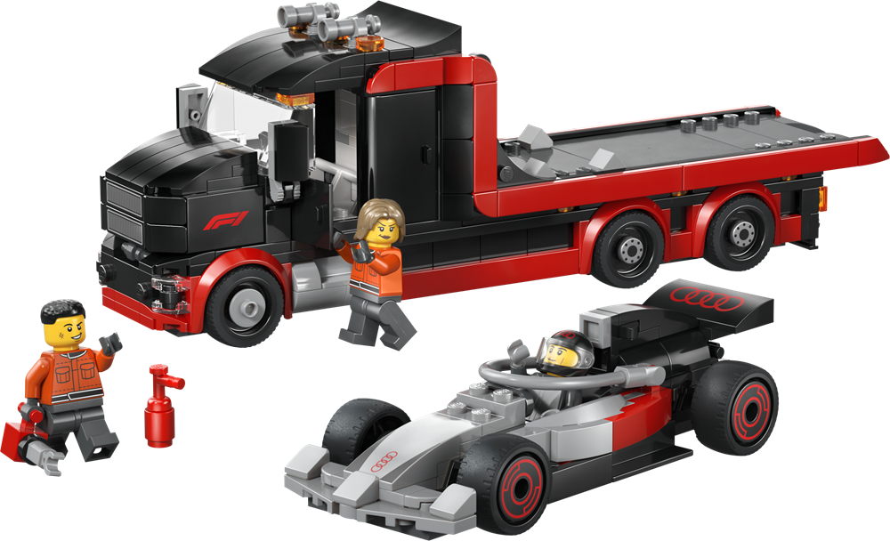 LEGO CITY DISPLAY TRUCK F1® CON AUTO DA CORSA AUDI F1® 60493
