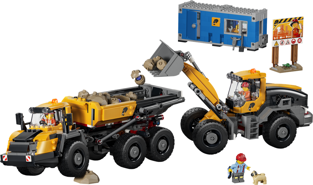LEGO CITY CAMION RIBALTABILE E PALA MECCANICA 60494