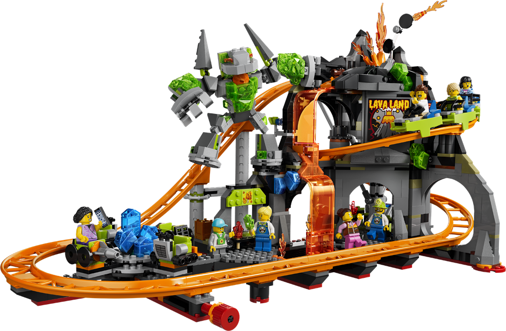 LEGO CITY PARCO DELLE MONTAGNE RUSSE LAVA LAND 60501
