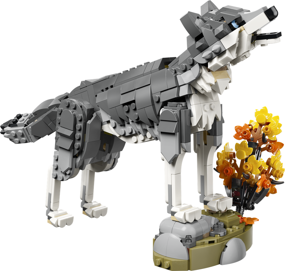 LEGO CREATOR ANIMALI DELLA FORESTA: LUPO GRIGIO 31393