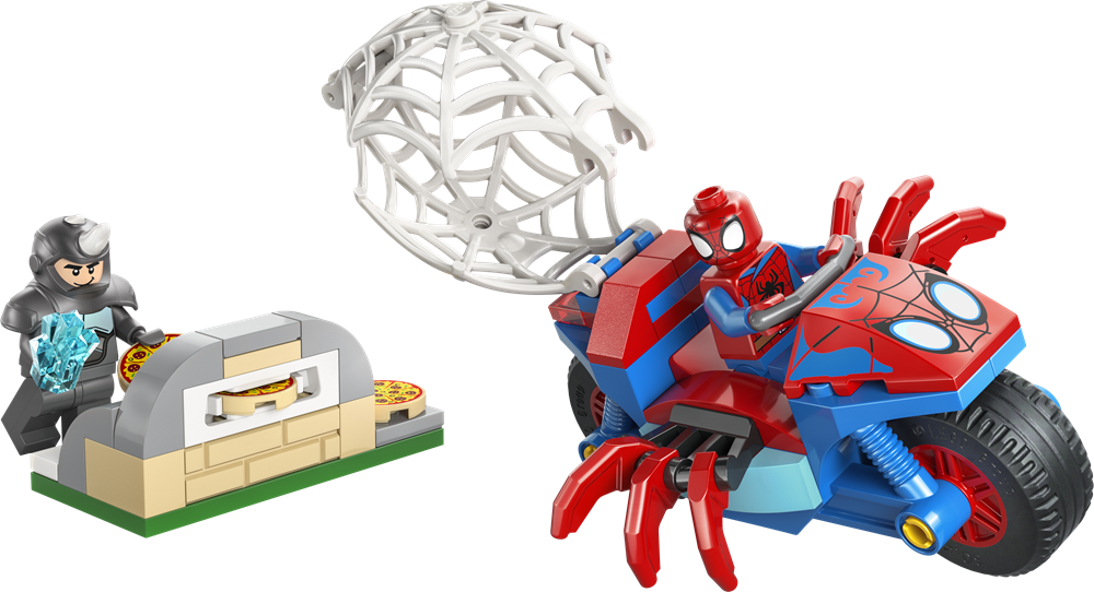 LEGO SPIDEY SPIDEY SULLA MOTO CONTRO RHINO 11206
