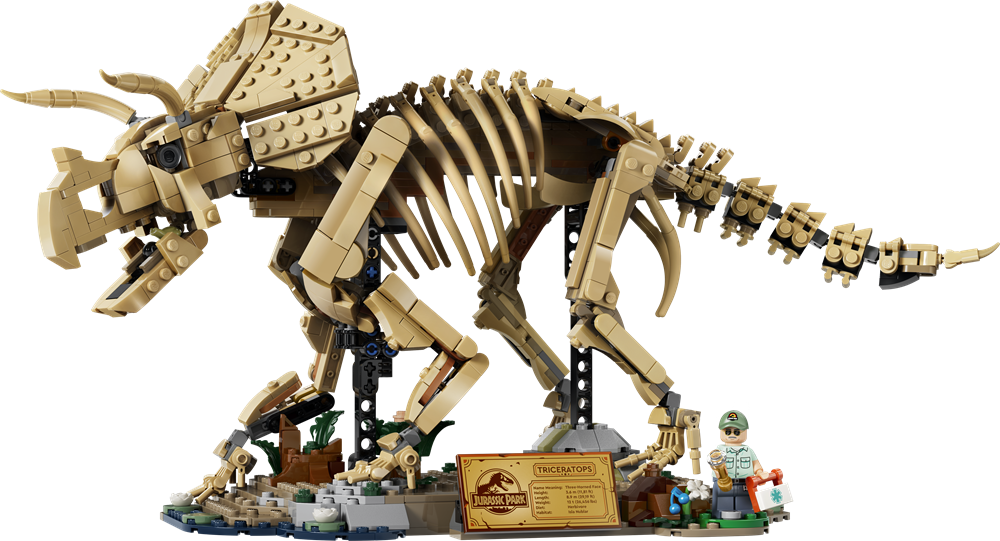 LEGO JURASSIC WORLD FOSSILI DI DINOSAURO: TRICERATOPO 77985