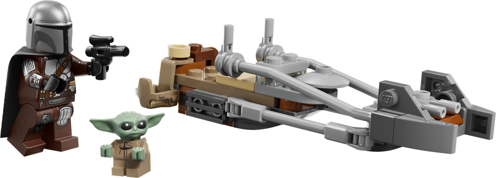 LEGO STAR WARS TM SPEEDER BIKE™ DEL MANDALORIANO E DI GROGU 75436
