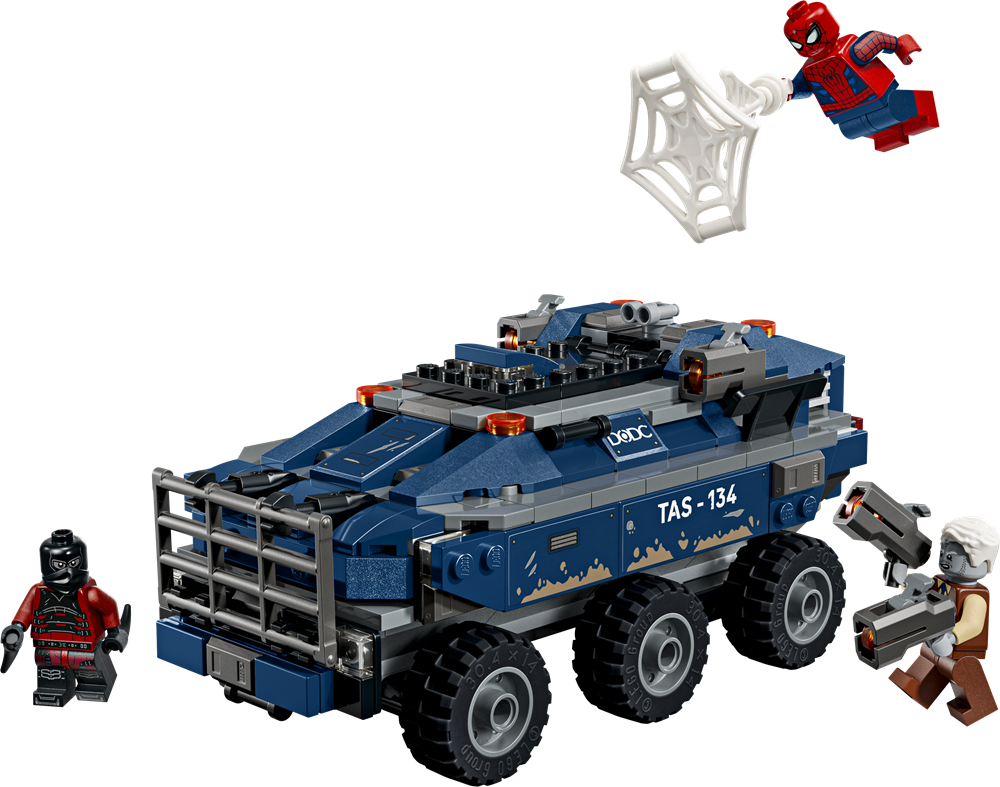 LEGO SUPER HEROES SPIDER-MAN: INSEGUIMENTO DEL TRASPORTATORE DI DETENUTI 76349