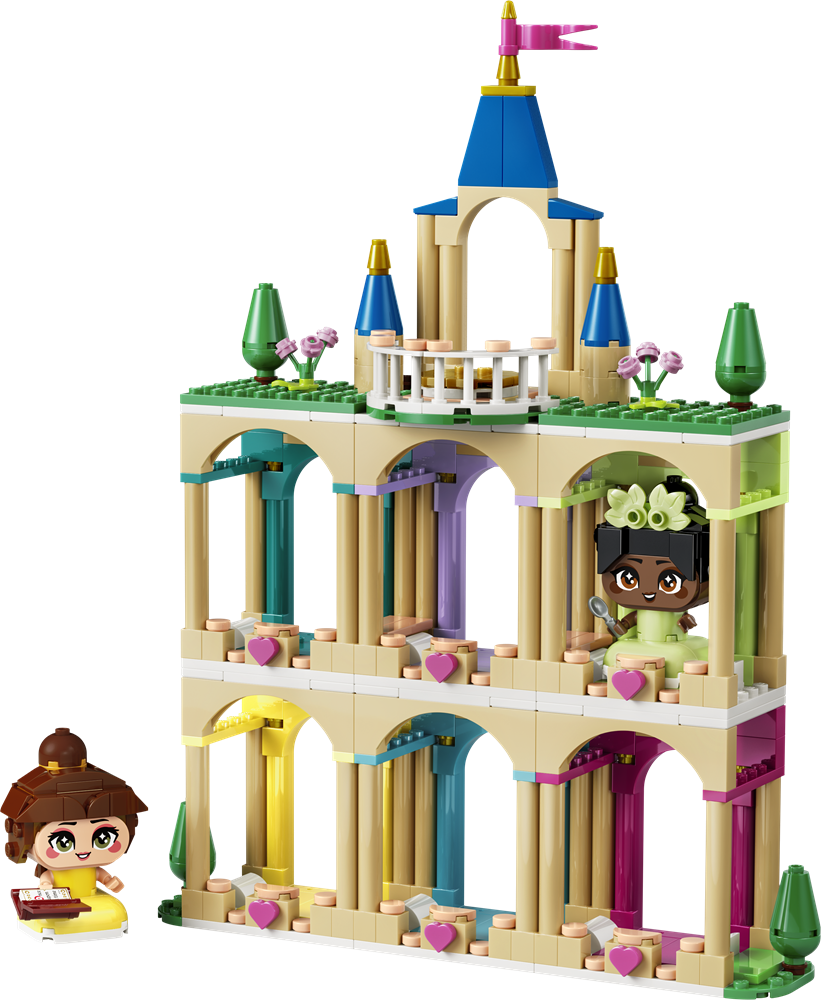 LEGO DISNEY™ MINI-BELLE E MINI-TIANA CON CASTELLO 43291