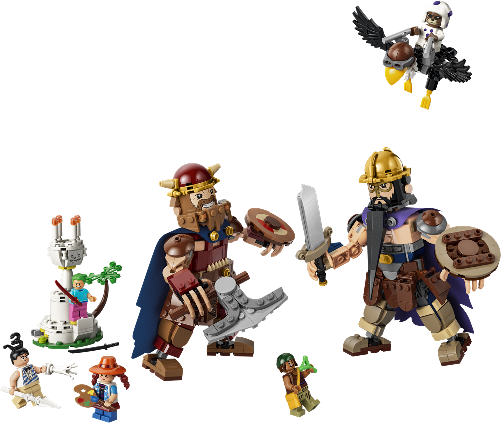 LEGO ONE PIECE DORI CONTRO BROGI – GIGANTI DI LITTLE GARDEN 75644