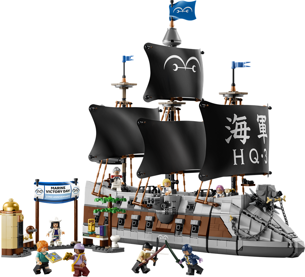 LEGO ONE PIECE LA NAVE DA GUERRA DI GARP 75646