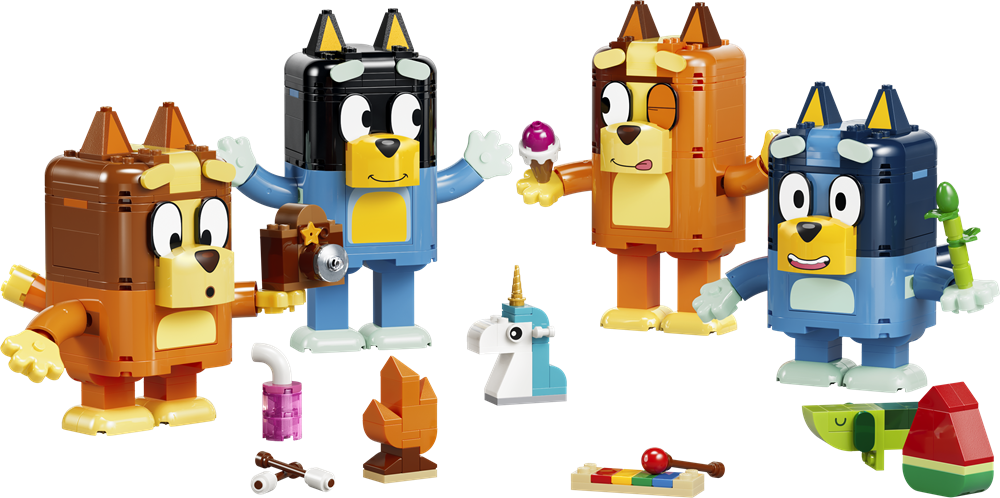 LEGO BLUEY FAMIGLIA BLUEY IN MATTONCINI 11217