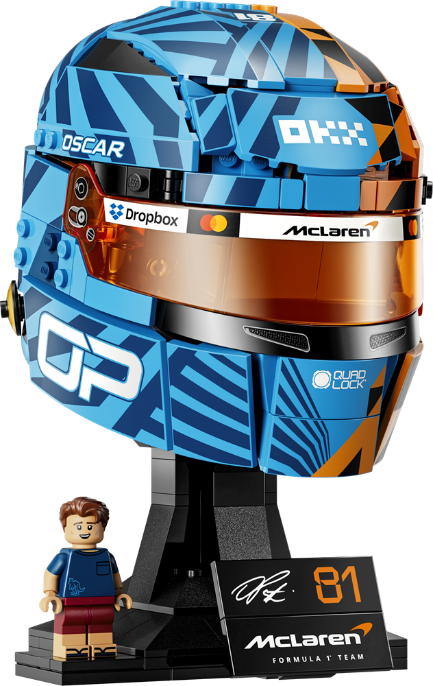 LEGO EDITIONS CASCO DI OSCAR PIASTRI MCLAREN MASTERCARD F1 TEAM 43017