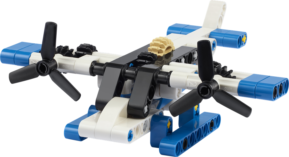 LEGO TECHNIC IDROVOLANTE BIANCO 30736