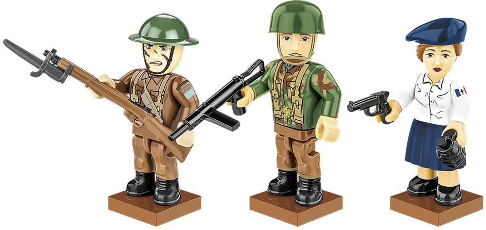 COBI HISTORICAL COLLECTION WWII D-DAY ALLIED FORCES 2055