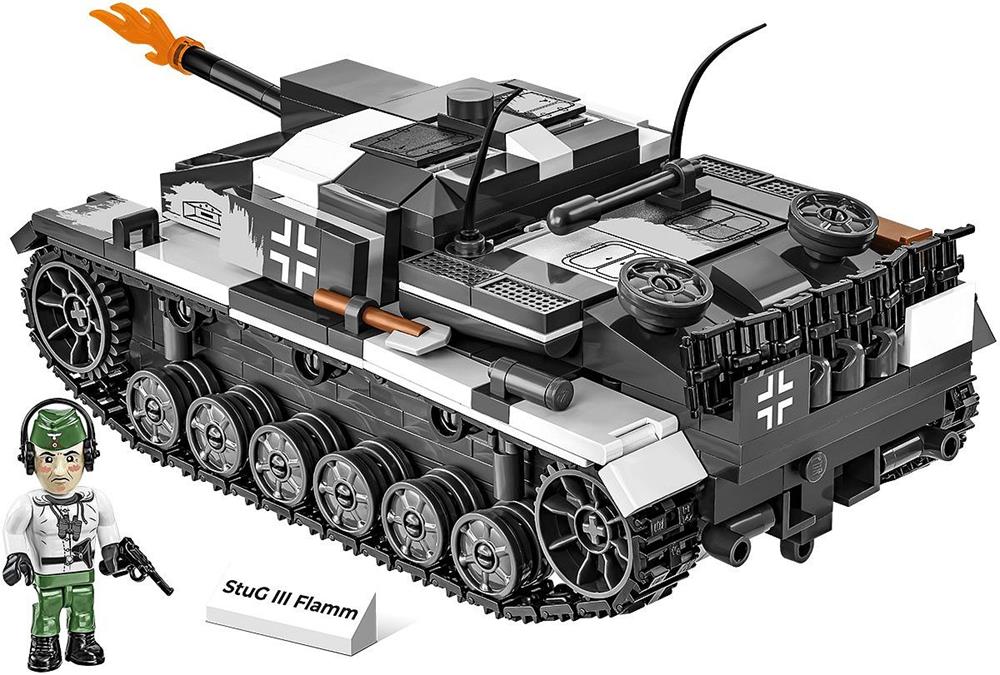 COBI HISTORICAL COLLECTION WWII STUG III AUSF.F/8 & FLAMMPANZER 2286