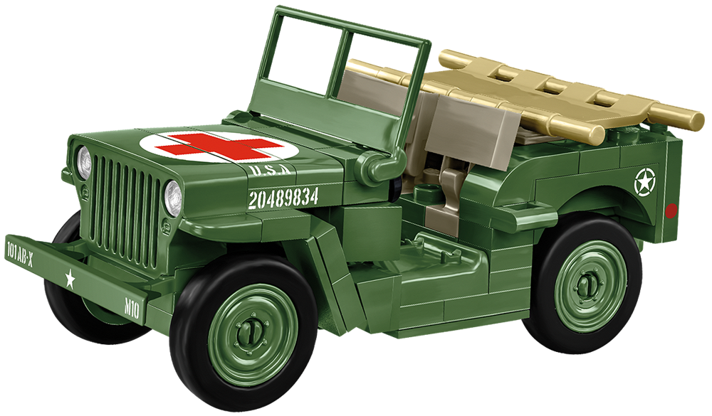 COBI HISTORICAL COLLECTION WWII MEDICAL WILLYS MB 2295