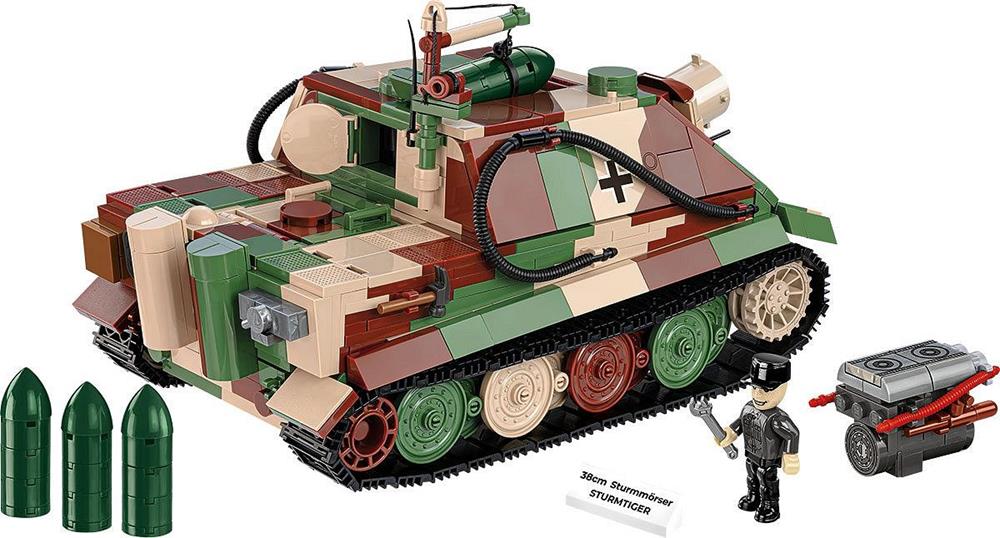 COBI HISTORICAL COLLECTION WWII 38 CM STURMMÖRSER STURMTIGER 2585