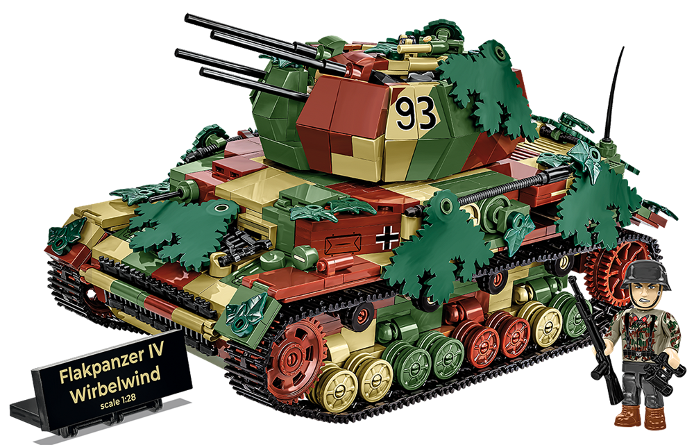 COBI HISTORICAL COLLECTION WWII FLAKPANZER IV WIRBELWIND - EXECUTIVE EDITION 2593