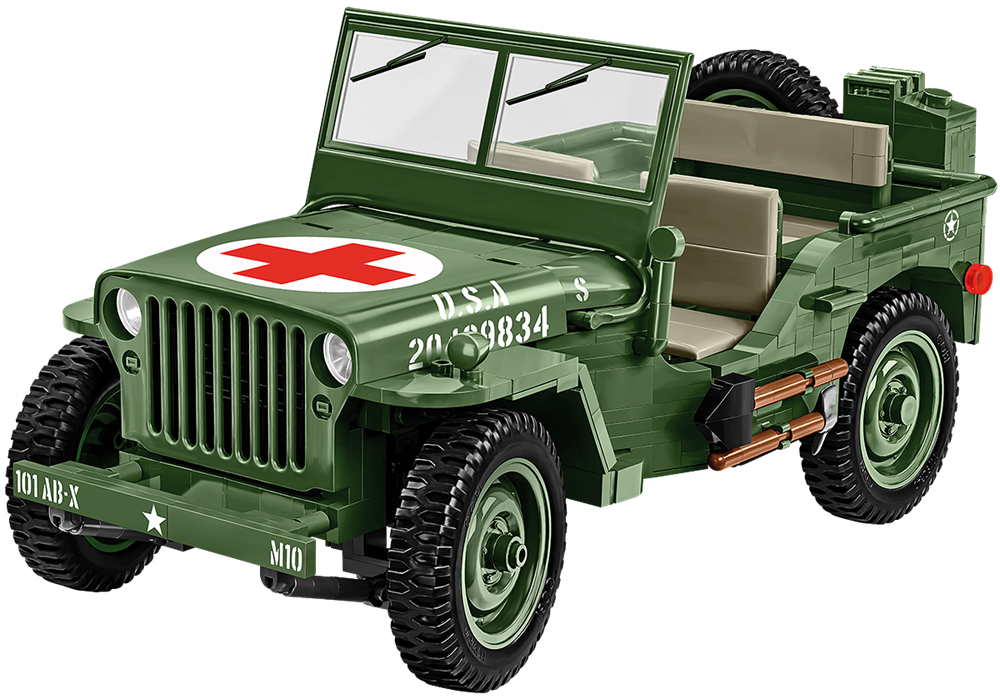 COBI HISTORICAL COLLECTION WWII WILLYS MB MEDICAL 2806