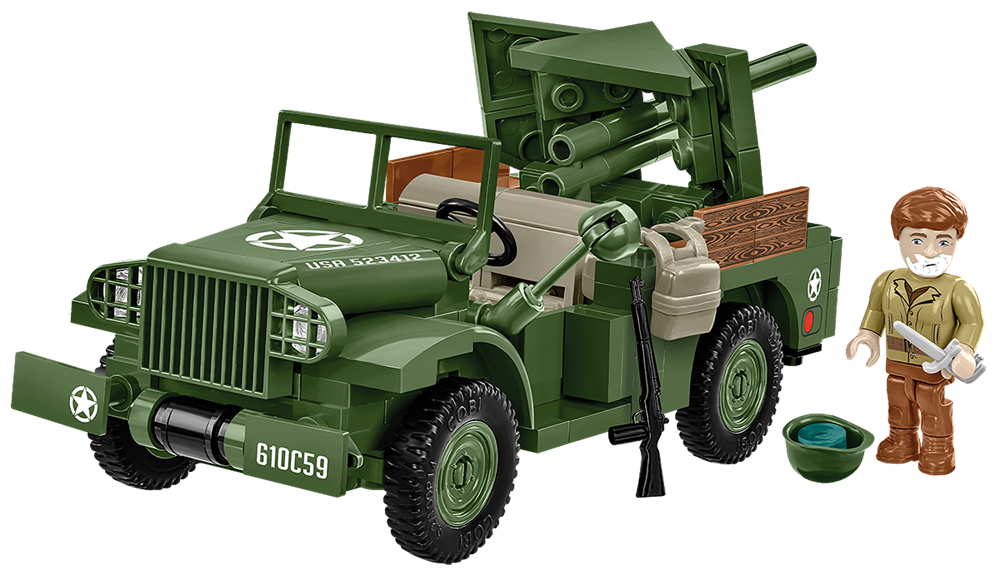 COBI HISTORICAL COLLECTION WWII 37 MM GMC M6 FARGO 3116