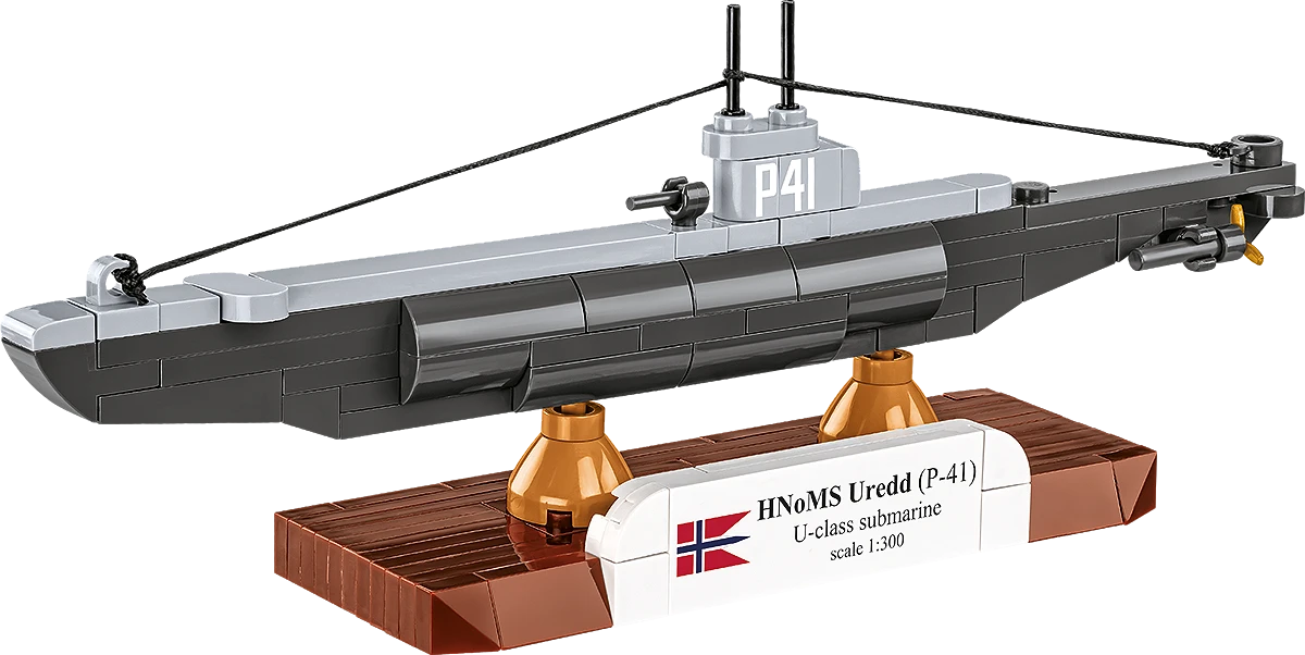 COBI HISTORICAL COLLECTION WWII HNOMS UREED (P41) U-CLASS SUBMARINE 4861 COBI HISTORICAL COLLECTION WWII HNOMS UREED (P41) U-CLASS SUBMARINE 4861